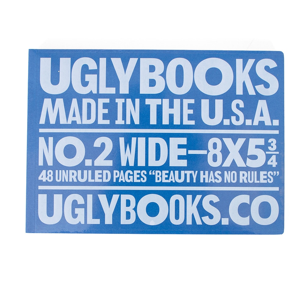 Memo & Notebooks, Art & School, 8"x5.75", Uglybooks, #2, Perfect Bound, Book, 3 Pack, Pluto, 963752